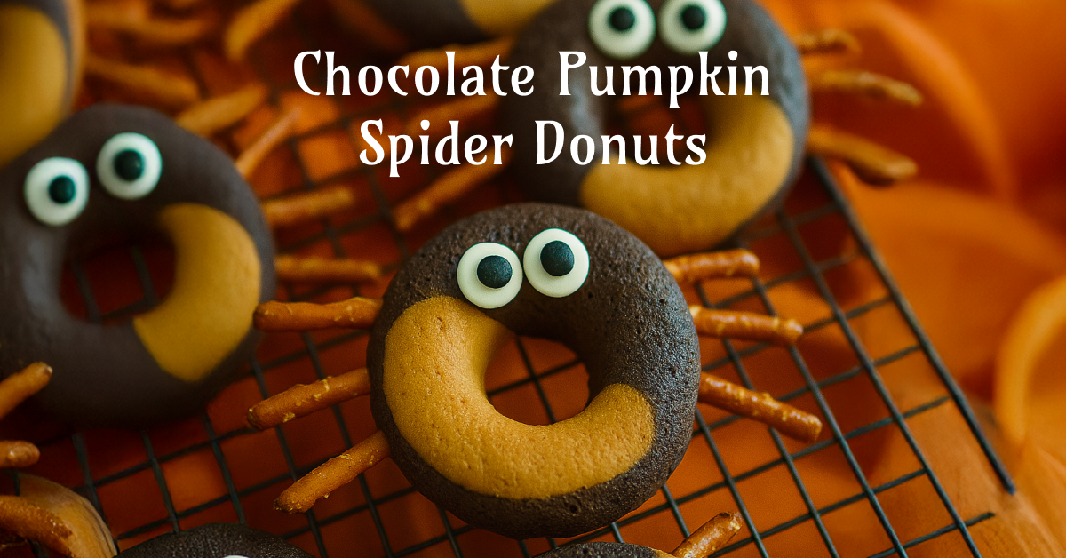 Chocolate Pumpkin Donuts