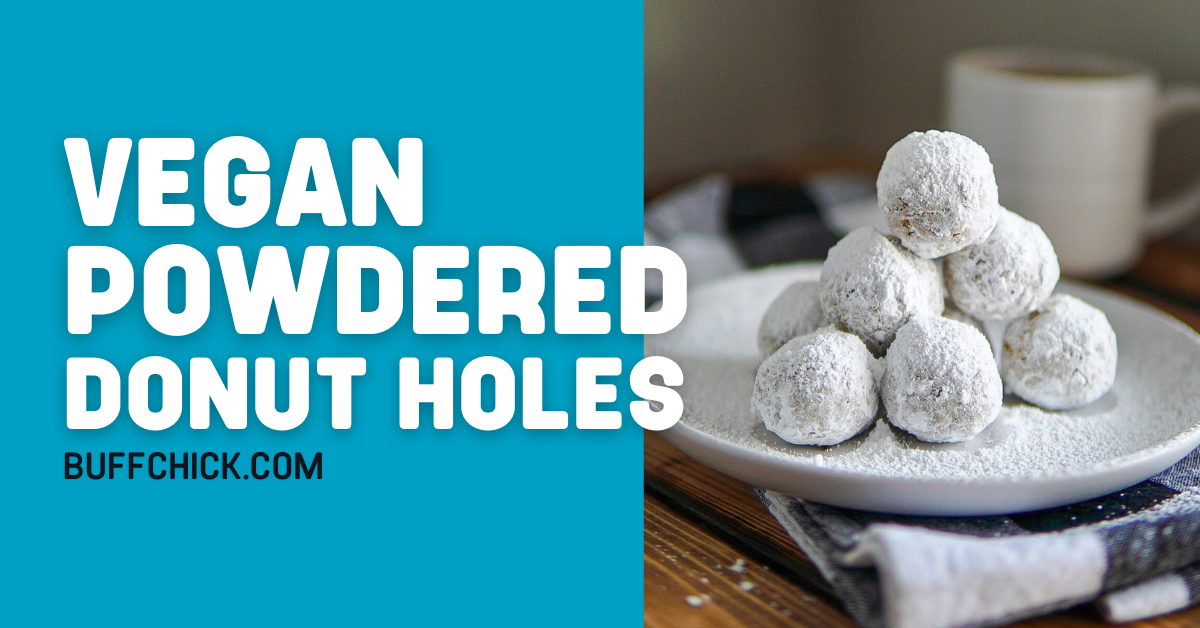 Vegan Powdered Donut Holes