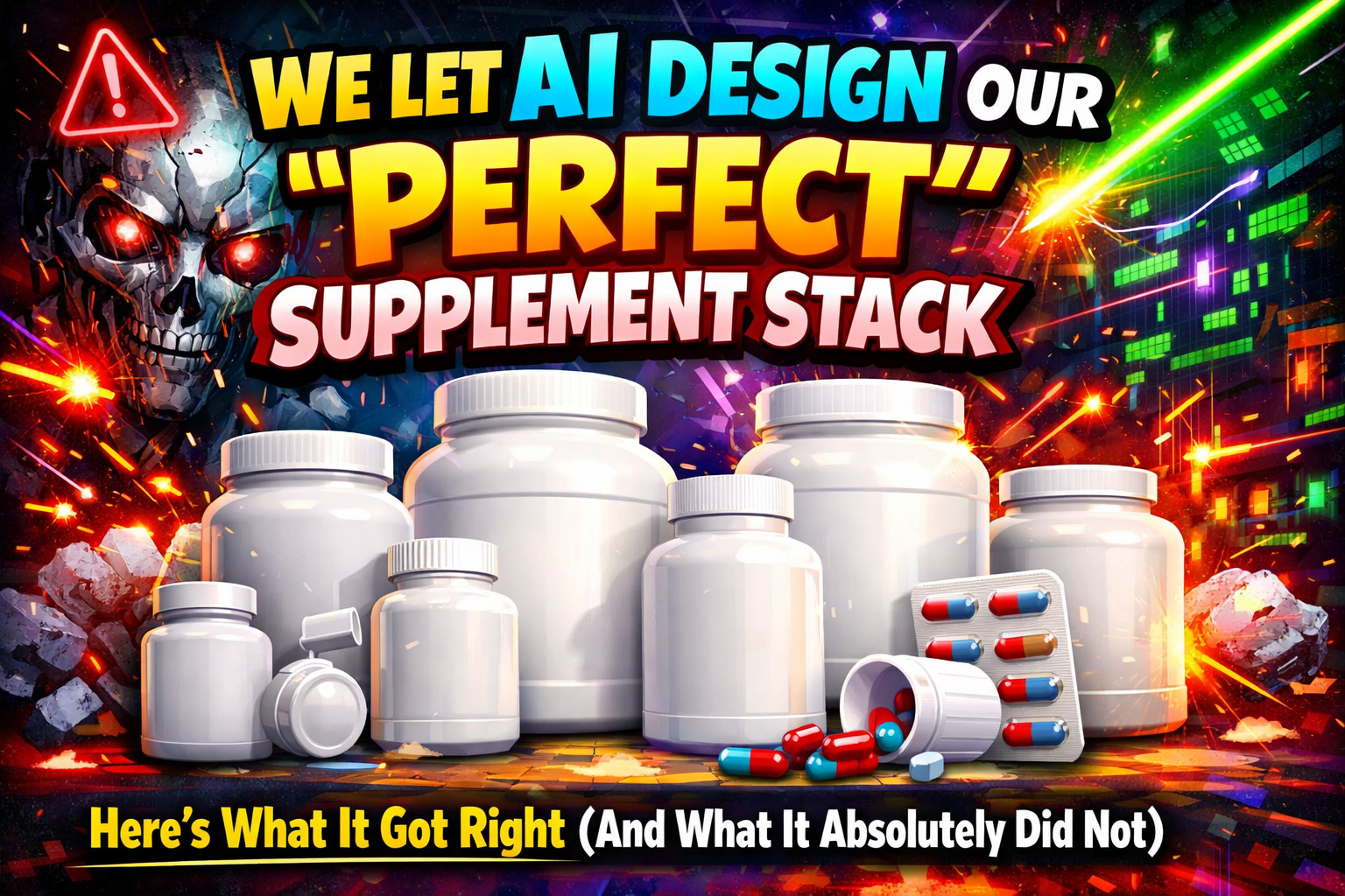 We Let AI Design Our "Perfect" Supplement Stack