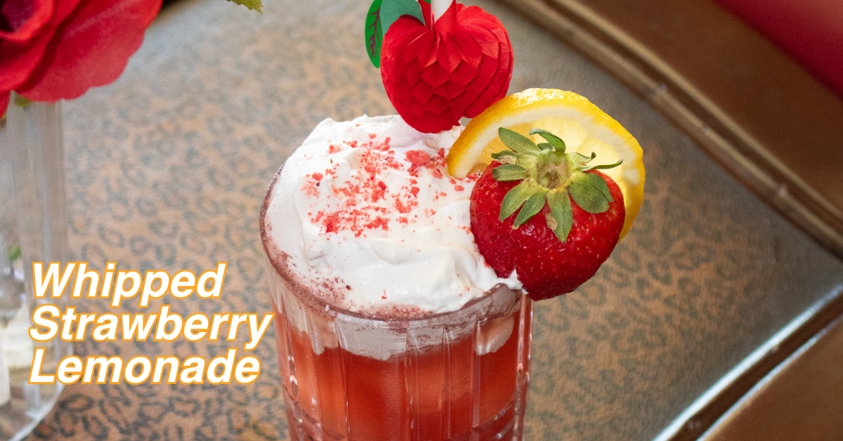 Whipped Strawberry Lemonade with Buff Reds